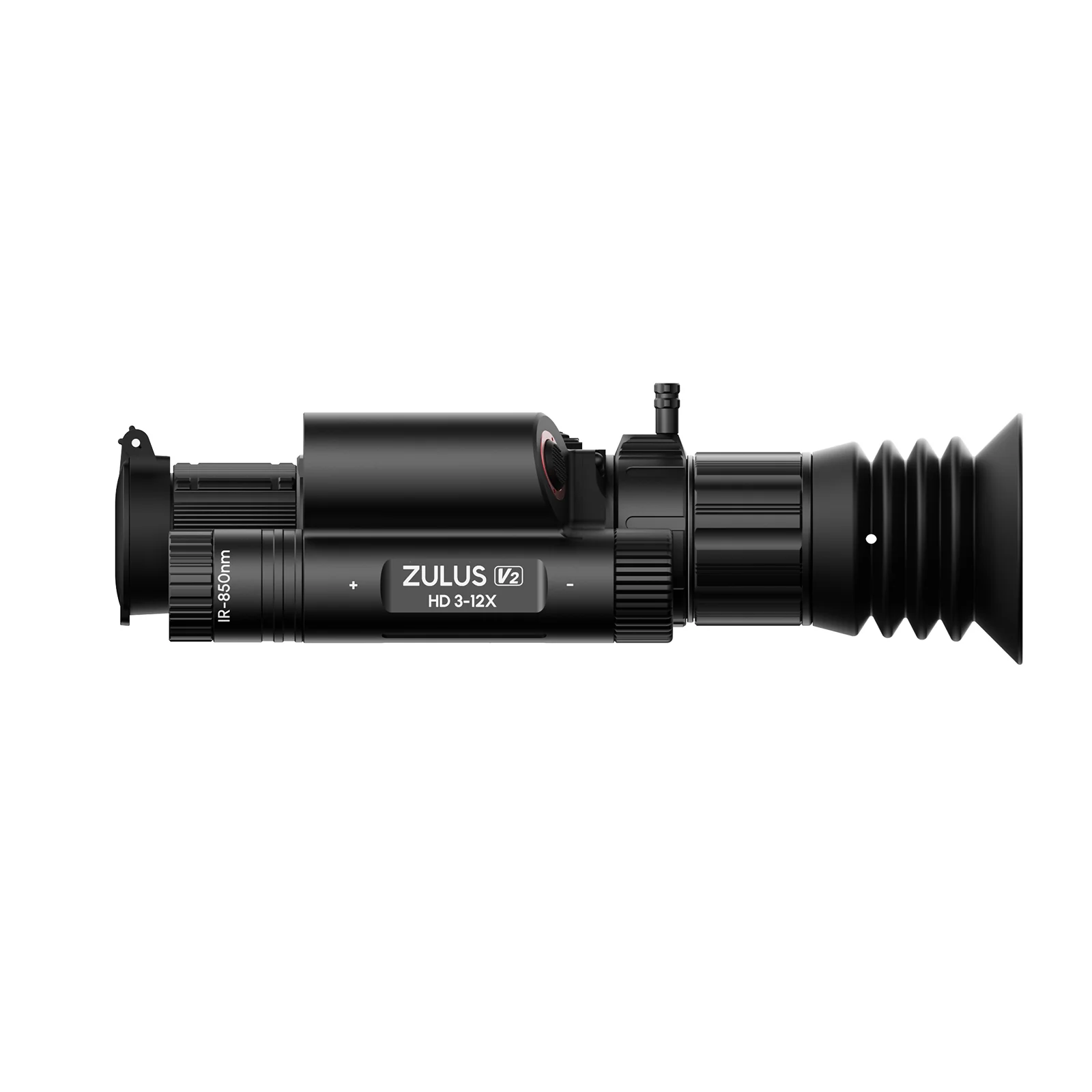 ZHD312R-V2 - ZULUS HD V2 3-12X Digital Night Vision Scope with Laser Rangefinder and Ballistic Calculator - Image 3