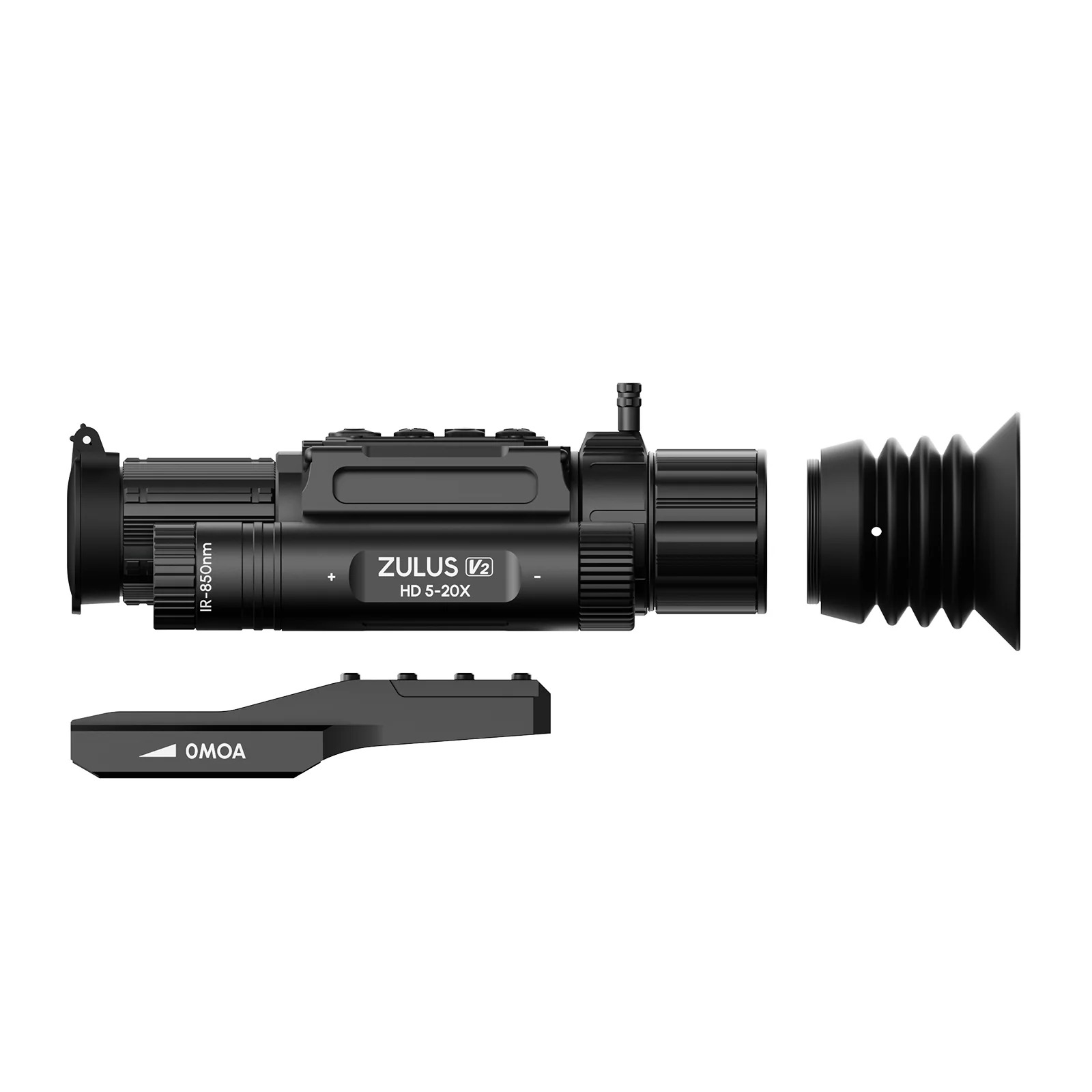 ZHD520-V2 - ZULUS HD V2 5-20X Digital Night Vision Scope - Image 6